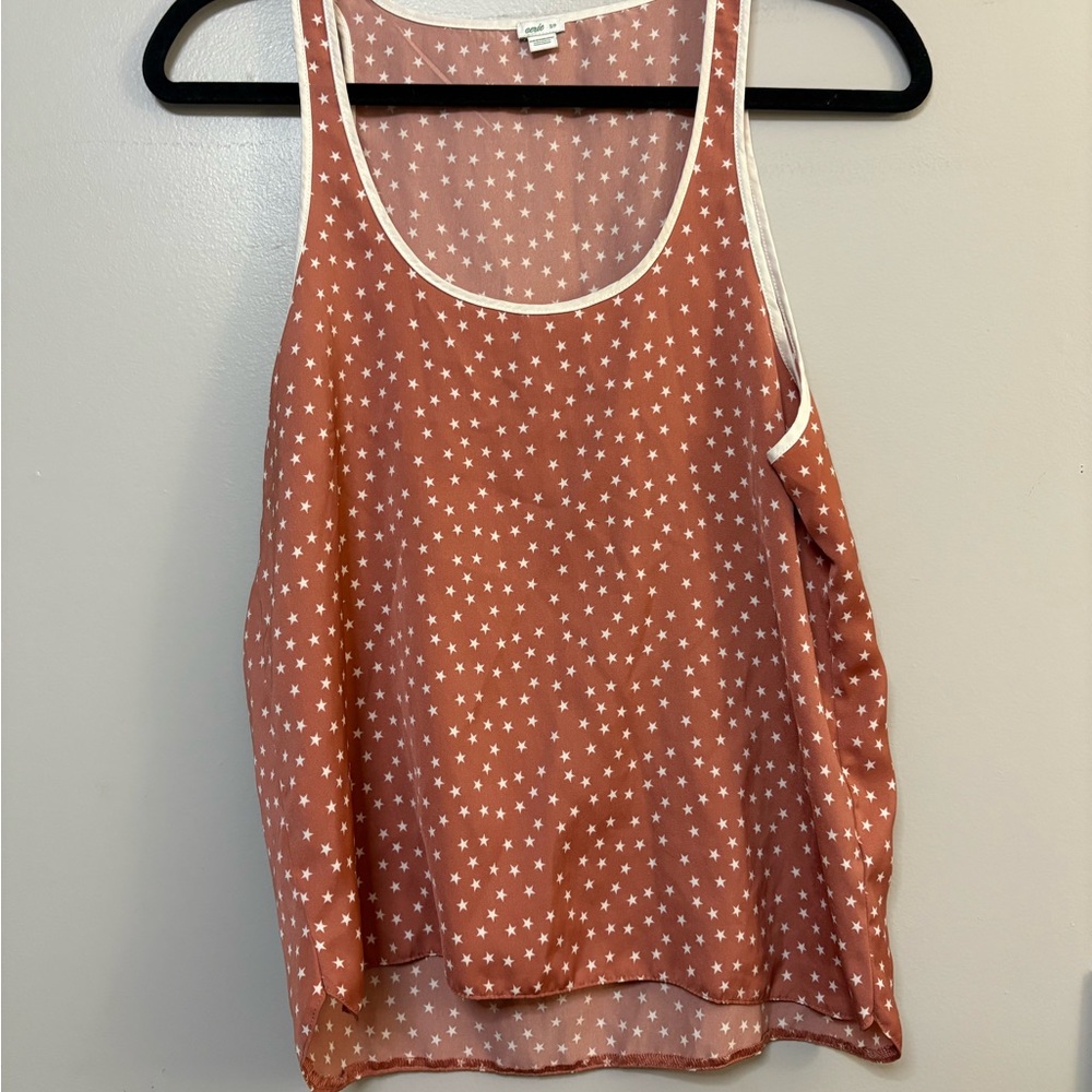 Aerie Rust Star Pajama Set
